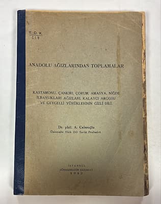 Anadolu Ağızlarından Toplamalar