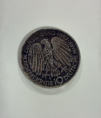 1987 Almanya 10 Mark Hatıra Parası